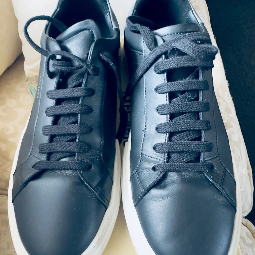 Axel Arigato Black Leather Athletic Sneakers